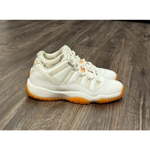RARE Nike Air Jordan Retro 11 XI Low GG Youth Citrus White (580521-139) Sz 6.5Y​ - Picture 1 of 10